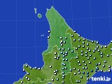 2016年11月03日の道北のアメダス(降水量)