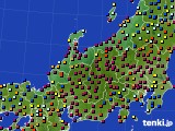北陸地方のアメダス実況(日照時間)(2016年11月04日)