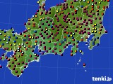 2016年11月04日の東海地方のアメダス(日照時間)