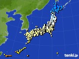 アメダス実況(気温)(2016年11月04日)