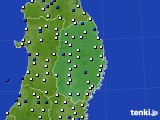 岩手県のアメダス実況(風向・風速)(2016年11月04日)