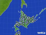 北海道地方のアメダス実況(降水量)(2016年11月05日)