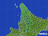 道北のアメダス実況(降水量)(2016年11月05日)