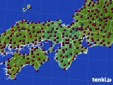 近畿地方のアメダス実況(日照時間)(2016年11月05日)