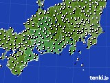 東海地方のアメダス実況(風向・風速)(2016年11月05日)