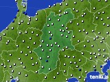 2016年11月05日の長野県のアメダス(風向・風速)