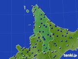 道北のアメダス実況(積雪深)(2016年11月06日)