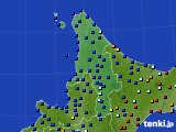 道北のアメダス実況(日照時間)(2016年11月06日)