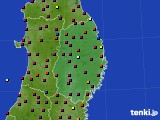 2016年11月07日の岩手県のアメダス(日照時間)