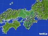 近畿地方のアメダス実況(降水量)(2016年11月08日)