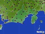 静岡県のアメダス実況(日照時間)(2016年11月09日)