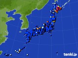 アメダス実況(日照時間)(2016年11月10日)