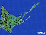 2016年11月10日の道東のアメダス(気温)