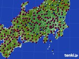 関東・甲信地方のアメダス実況(日照時間)(2016年11月12日)
