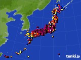 アメダス実況(日照時間)(2016年11月12日)