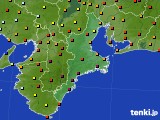 2016年11月13日の三重県のアメダス(日照時間)