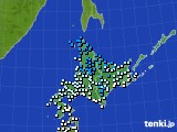 北海道地方のアメダス実況(気温)(2016年11月13日)