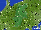 長野県のアメダス実況(気温)(2016年11月13日)
