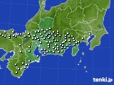 東海地方のアメダス実況(降水量)(2016年11月14日)