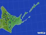 道東のアメダス実況(積雪深)(2016年11月14日)