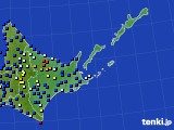 道東のアメダス実況(日照時間)(2016年11月14日)