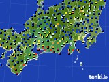 2016年11月15日の東海地方のアメダス(日照時間)