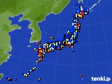 アメダス実況(日照時間)(2016年11月15日)