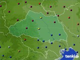 2016年11月16日の埼玉県のアメダス(日照時間)