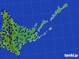 2016年11月17日の道東のアメダス(気温)