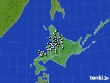 2016年11月18日の北海道地方のアメダス(降水量)