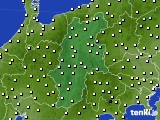 長野県のアメダス実況(気温)(2016年11月18日)