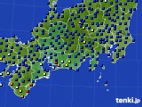 2016年11月19日の東海地方のアメダス(日照時間)