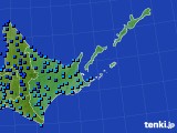 2016年11月21日の道東のアメダス(気温)