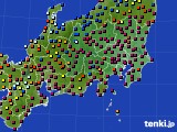 関東・甲信地方のアメダス実況(日照時間)(2016年11月22日)