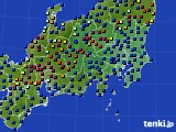 関東・甲信地方のアメダス実況(日照時間)(2016年11月23日)