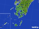 2016年11月23日の鹿児島県のアメダス(日照時間)