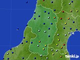 山形県のアメダス実況(日照時間)(2016年11月24日)