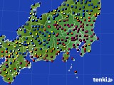 関東・甲信地方のアメダス実況(日照時間)(2016年11月25日)