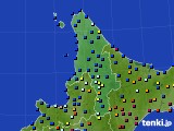 道北のアメダス実況(日照時間)(2016年11月25日)