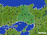 兵庫県のアメダス実況(日照時間)(2016年11月25日)