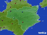 2016年11月25日の徳島県のアメダス(日照時間)