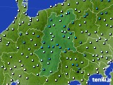 長野県のアメダス実況(気温)(2016年11月25日)