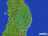 2016年11月26日の岩手県のアメダス(日照時間)