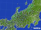 2016年11月27日の北陸地方のアメダス(降水量)