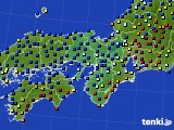 近畿地方のアメダス実況(日照時間)(2016年11月28日)