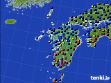 2016年11月28日の九州地方のアメダス(日照時間)