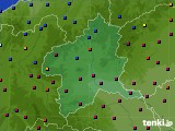 2016年11月29日の群馬県のアメダス(日照時間)