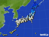 2016年11月29日のアメダス(気温)