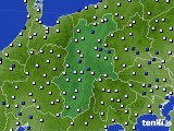 2016年11月29日の長野県のアメダス(風向・風速)