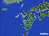 2016年11月30日の九州地方のアメダス(日照時間)